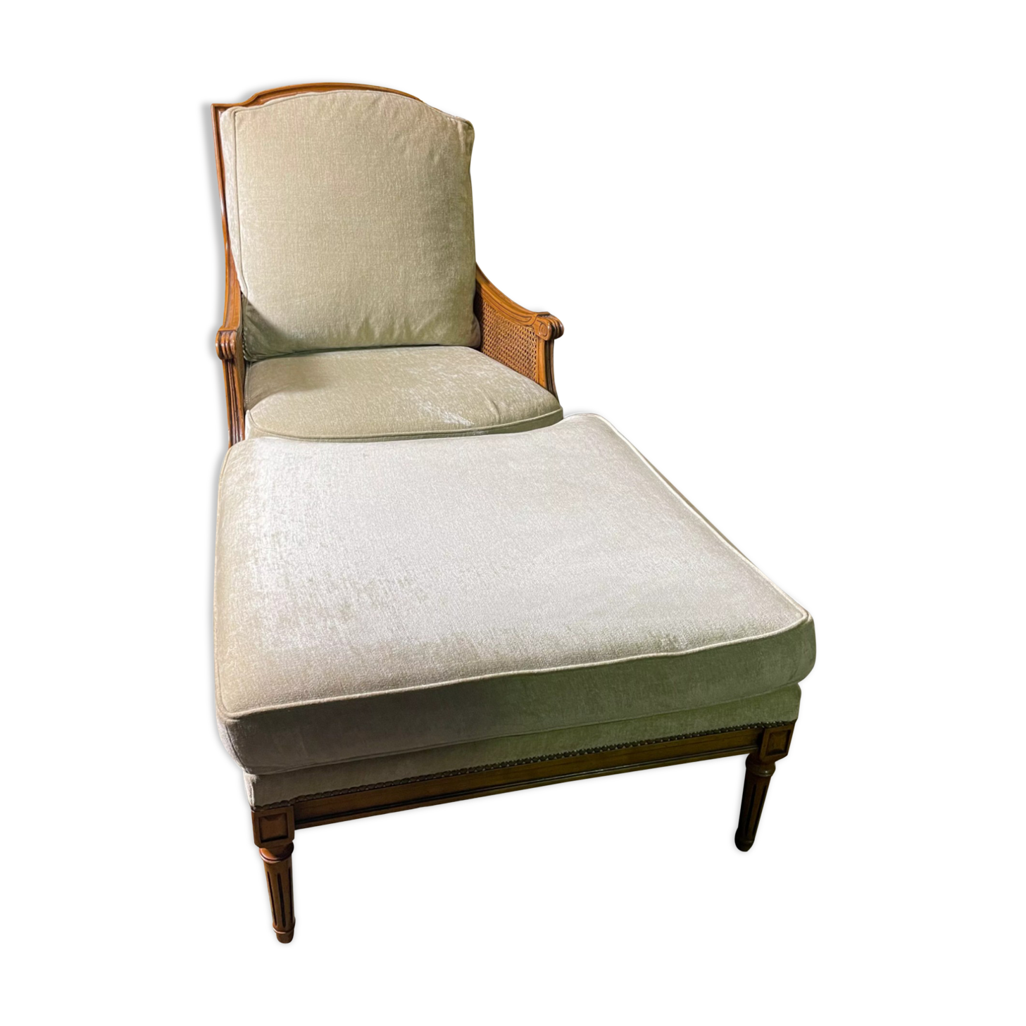 Louis Roche Bobois style broken Duchess armchair