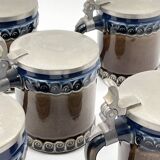 Set of 5 Rosenthal ceramic mugs