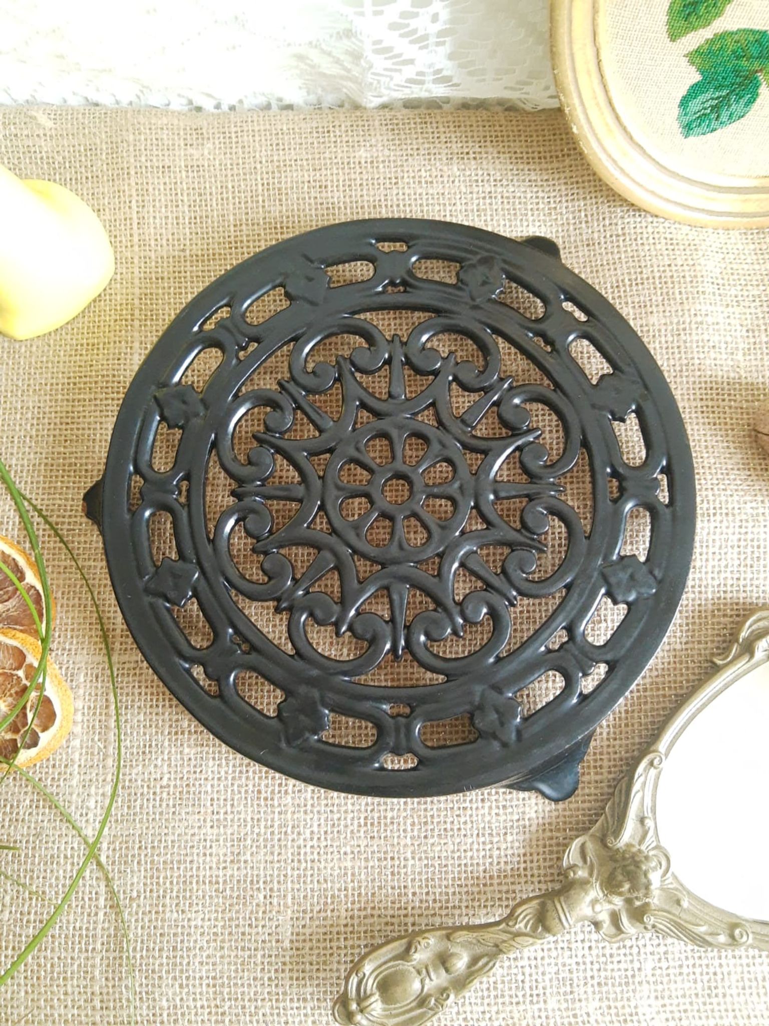 Cast iron underbody Decotec France vintage