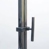 Minimalist floor lamp 1970s in chromed metal