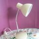 Lampe de bureau vintage en metal peint reglable loft