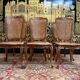 Suite de 6 chaises de style Louis XV en cannage