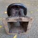 Tabouret africain Bamileke Cameroun sculpté en bois massif