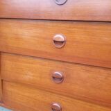 Teak chest of drawers 60s