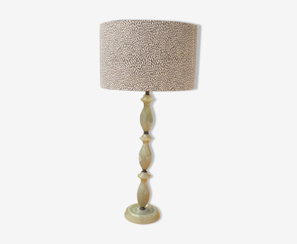 Lampe à poser en marbre années 70