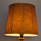 Large vintage wooden lamp 1970