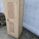 Small wardrobe in natural wood