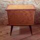 Bedside table with compass feet, 1950s