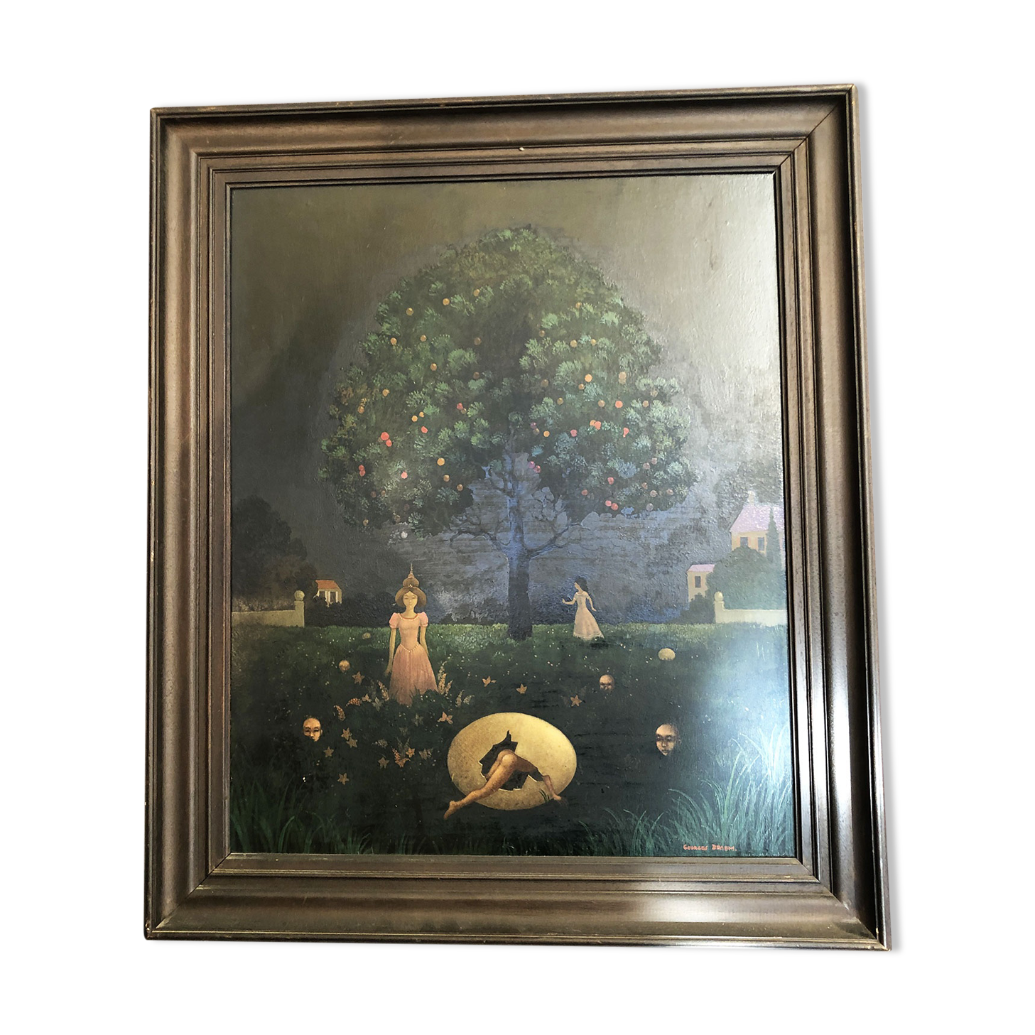 Huile sur toile signée georges braem (1931 - 1998)