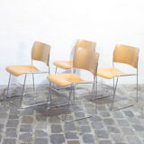 Model 40/4 stacking chairs by David Rowland for Howe, Denmark 1964