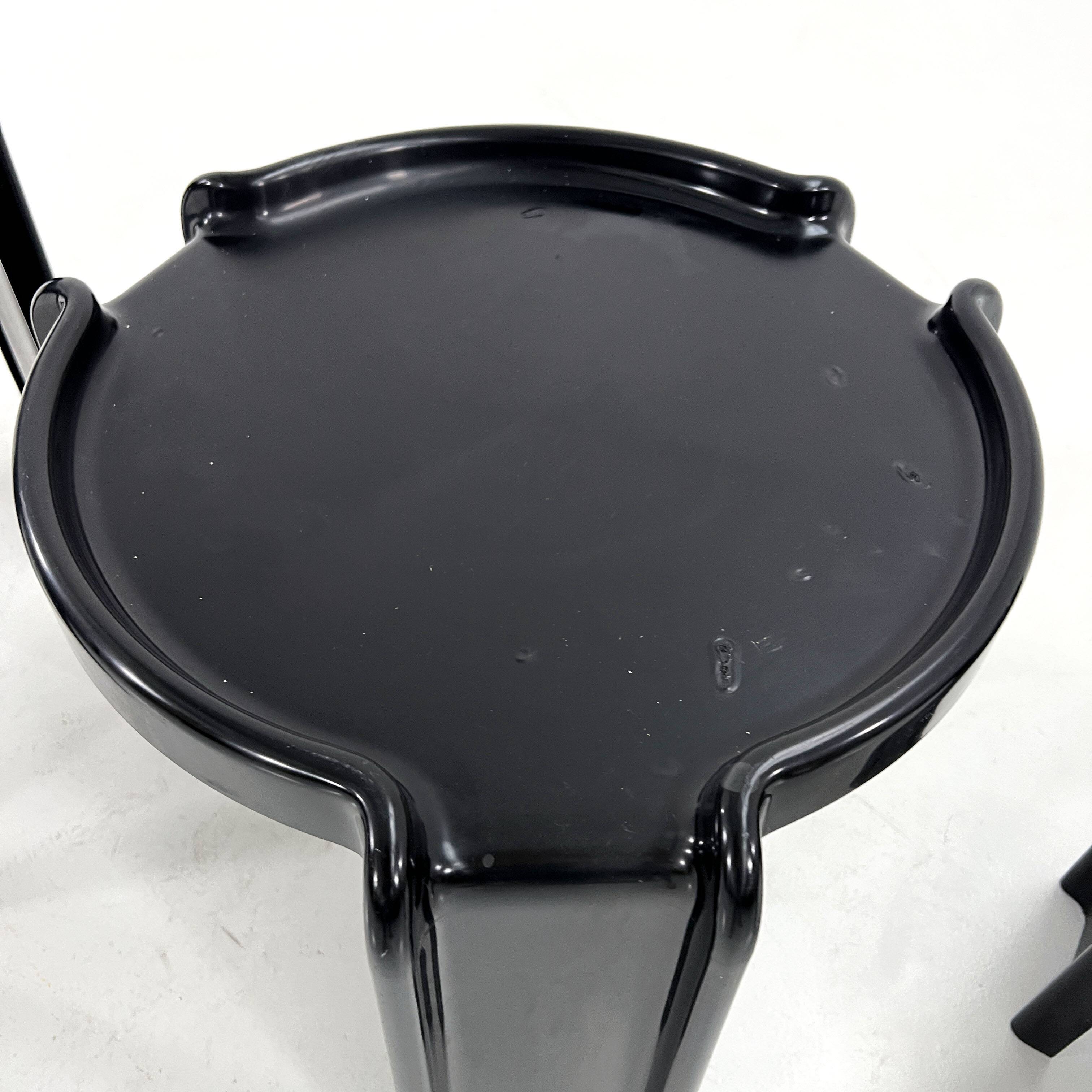 3 tables gigognes par Giotto Stoppino pour Kartell, 1970