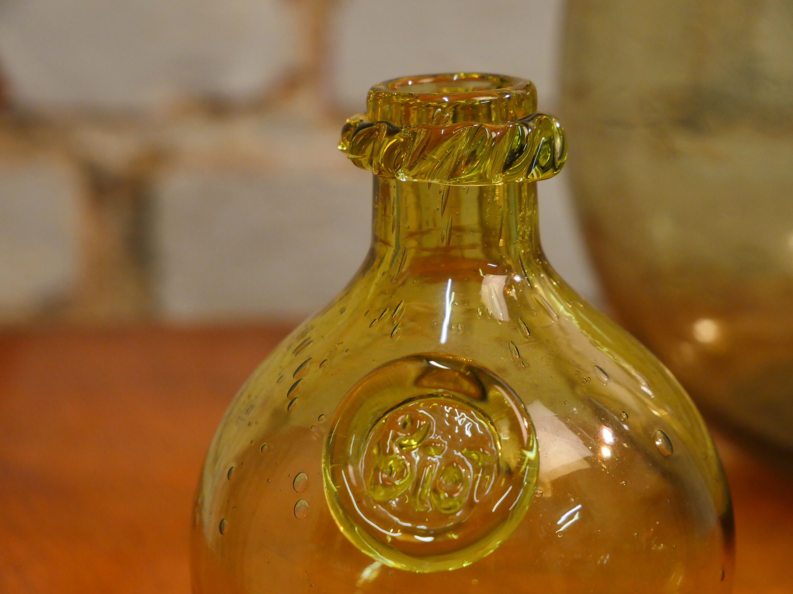 Biot ball vase