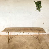 Folding guinguette table