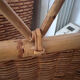 Vintage 1 place rattan bed