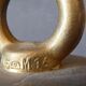 Cloche en bronze laitonné