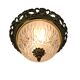 Massive - Hollywood Regency style - brass - glass - 1970s