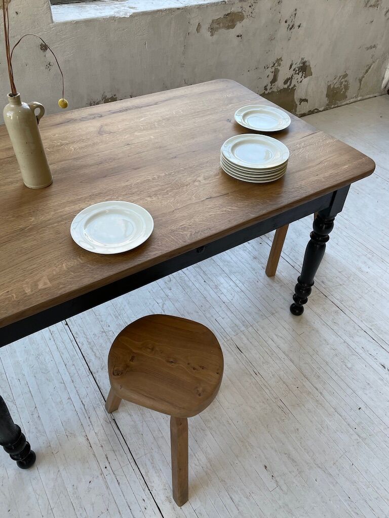 Farm bistro table in oak