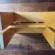 1 solid pine stool by Charlotte Perriand, Les Arcs, France.