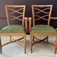 Paire de fauteuils Baptistin Spade 1940 en chêne clair