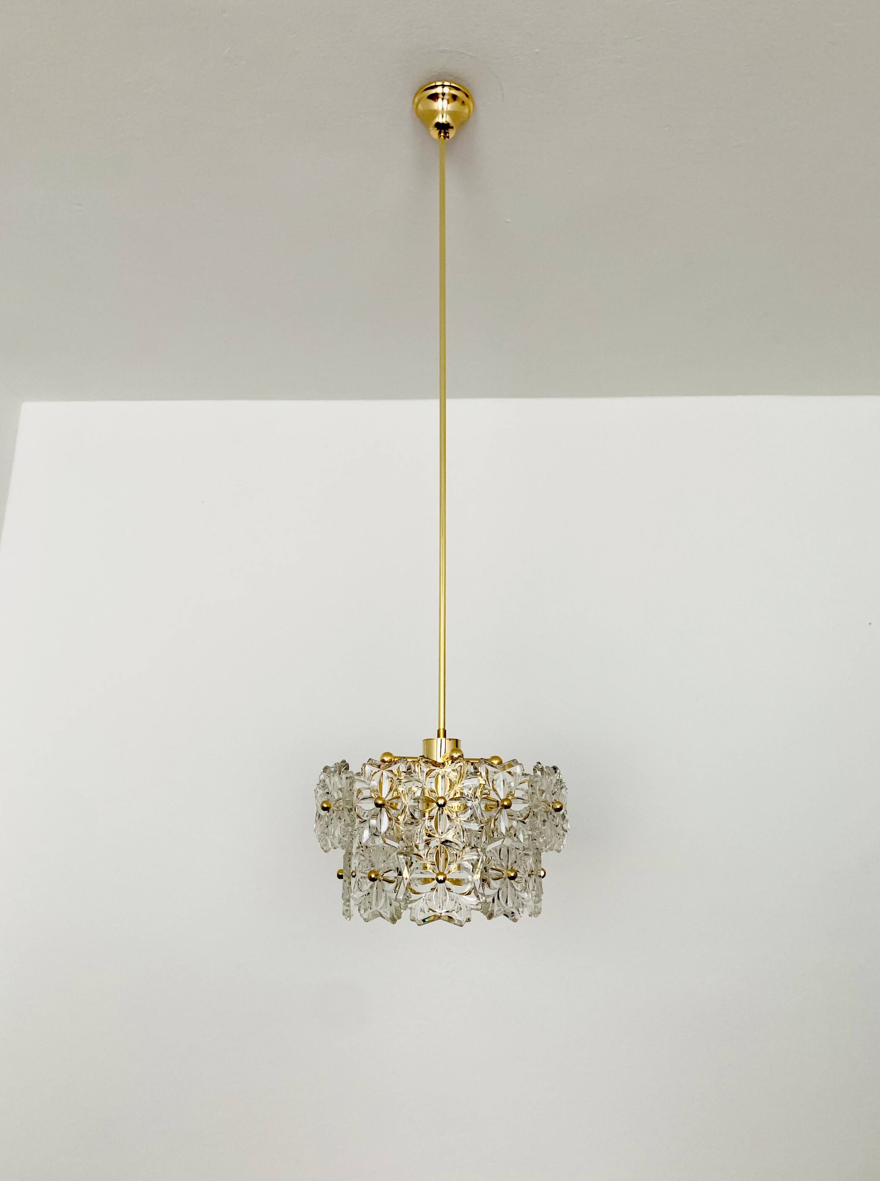 Crystal Glass Chandelier by Sölken