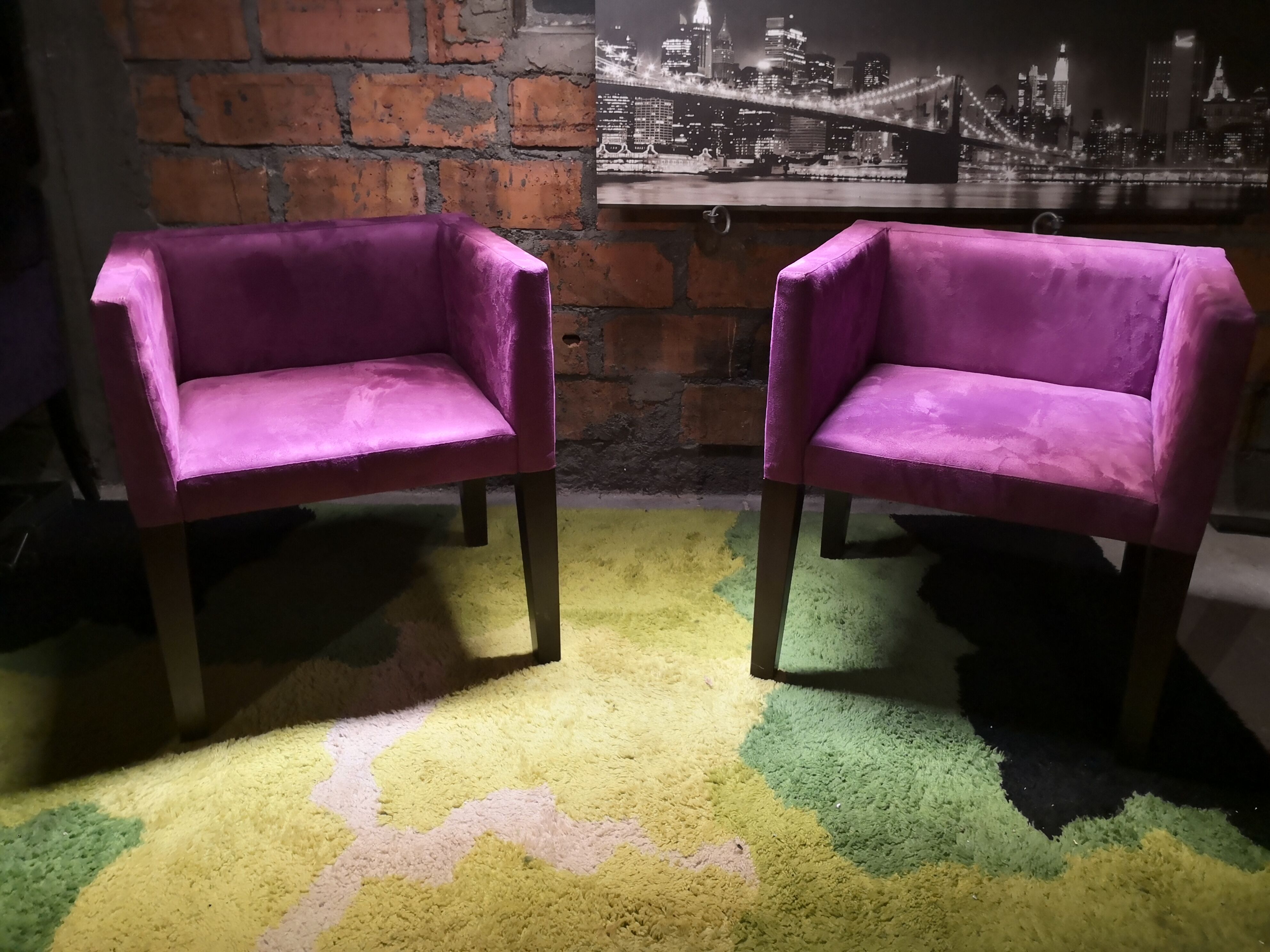 Fauteuils en alcantara