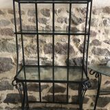 Etagère métal et verre