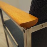 Grey armchair, Danish design, 1960s, designer: Sigvard Bernadotte, manufact