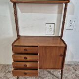 Ergo teak storage unit, Scandinavian vintage 1960s