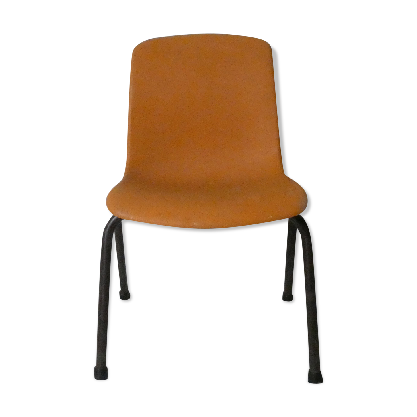 Chaise enfant plastique orange