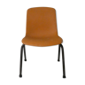 Orange plastic children's chair