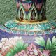Vase in cloisonné enamel, China, peonies, birds