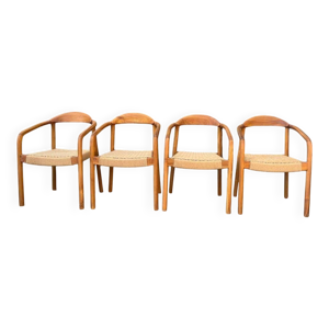 Ensemble de 4 chaises - accoudoirs