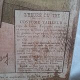 Set of 3 wooden panels le petit echo de la mode old revue