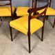 Newly upholstered Mid Century Vintage rosewood chairs