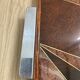 Duo of vintage wooden trays marked art deco