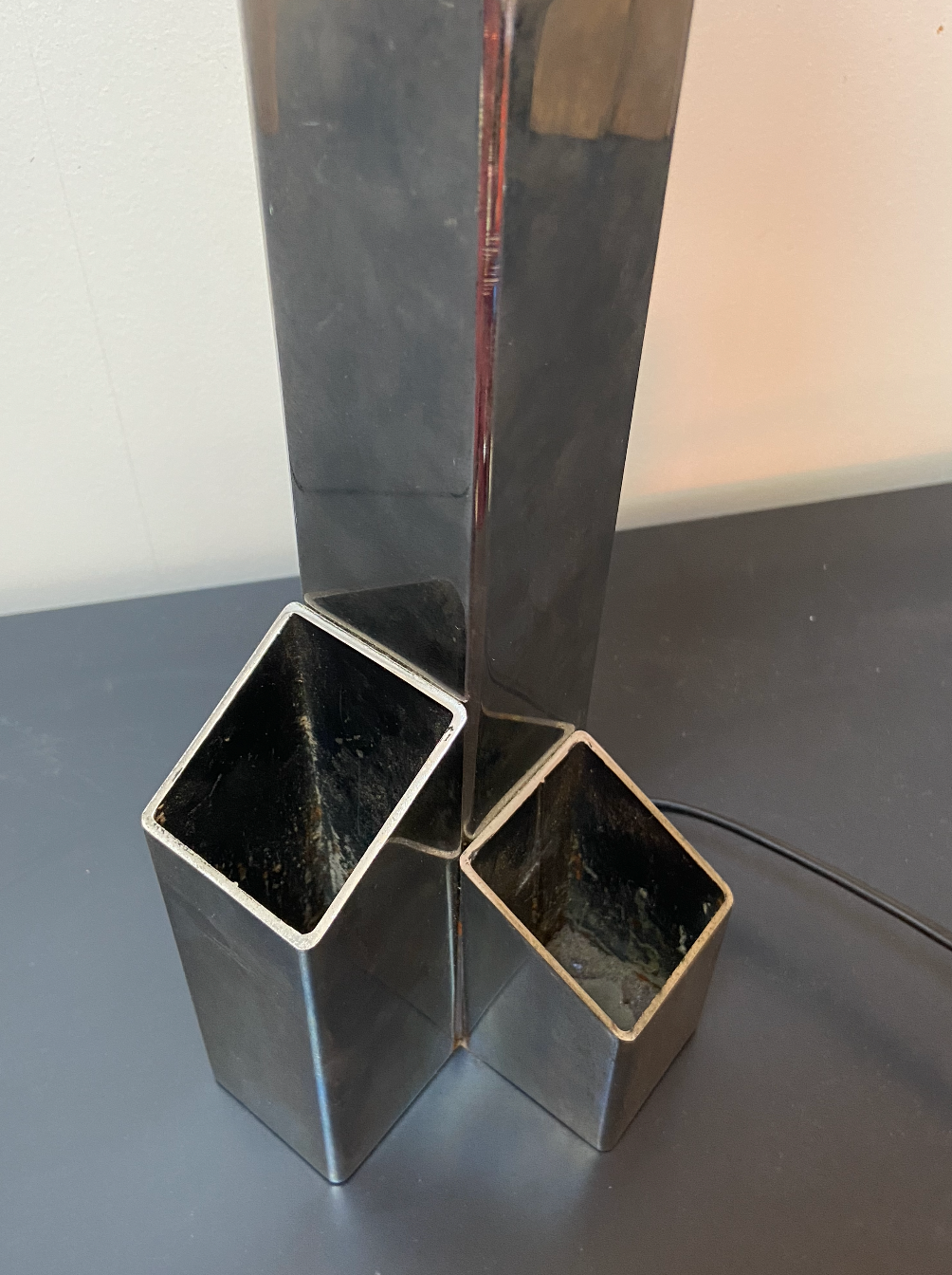 Metal lamp Italy 1970