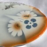 Bonbonnière porcelaine ovale décorée