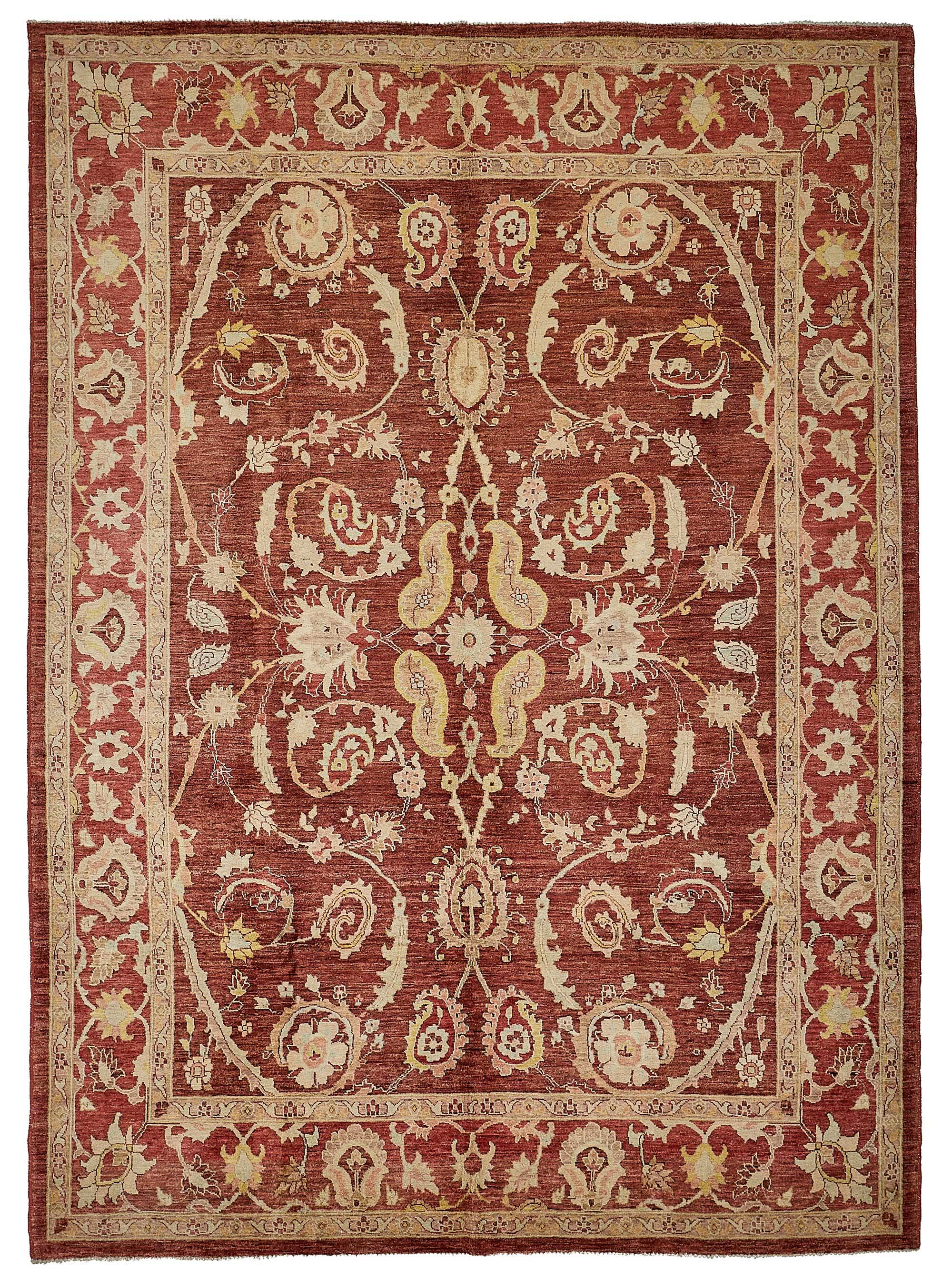 Turkish Handknotted Wool Oushak Rug 216 cm x 298 cm