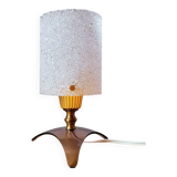 Tripod lamp in plexiglass and perspex.