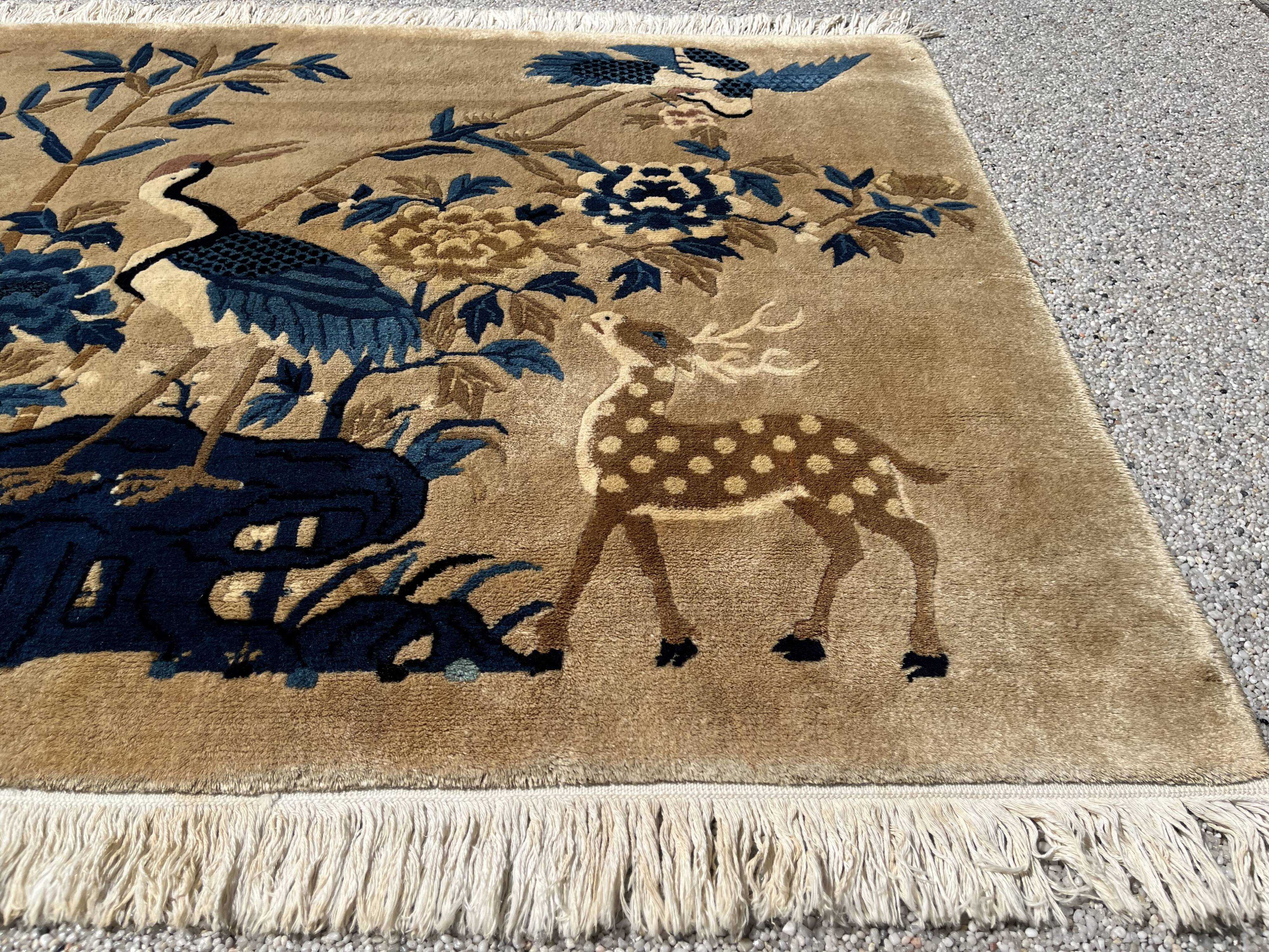 Carpet, Beijing early XXth century, 94x150 cm