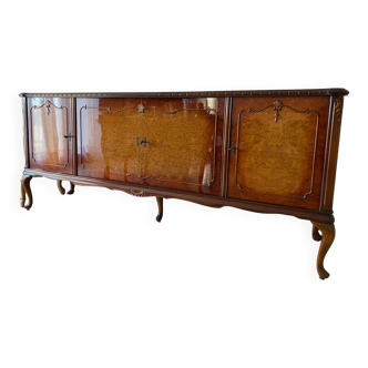 Elm burl sideboard