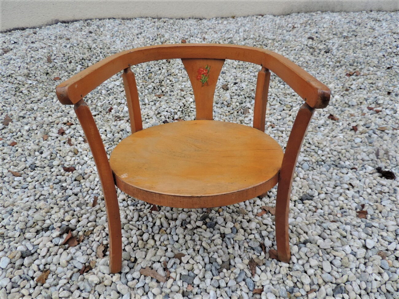Wooden armchair baumann 50/60 for children