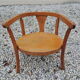 Fauteuil en bois Baumann 50/60 pour enfant