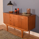 Restored Short Walnut Retro Jentique 1960s Sideboard
