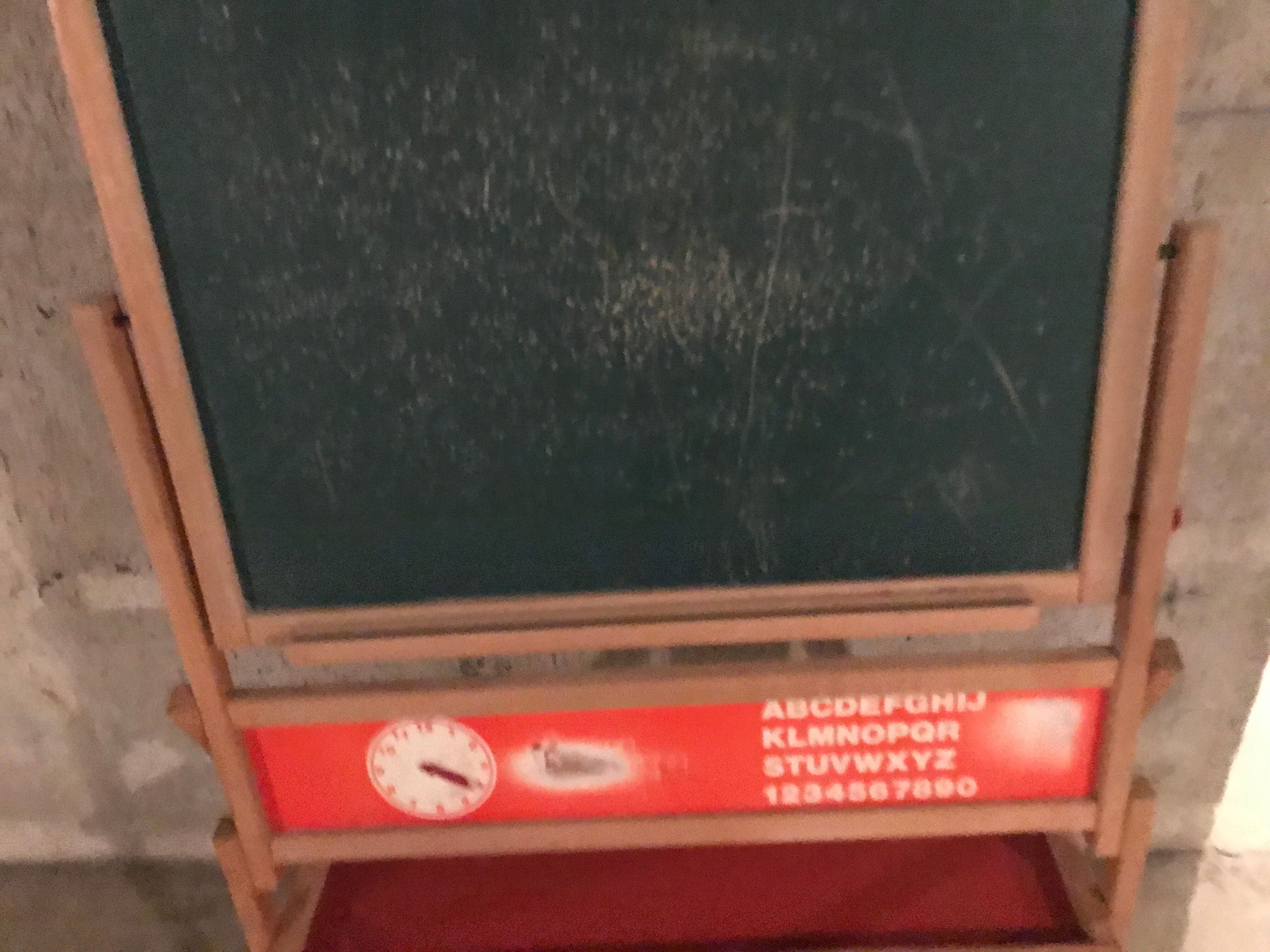 Vintage children's blackboard