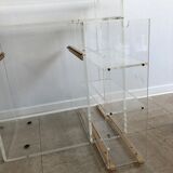 Vintage plexiglass desk, 1970