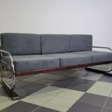 Bauhaus Chrome Sofa by Robert Slezak 1930'