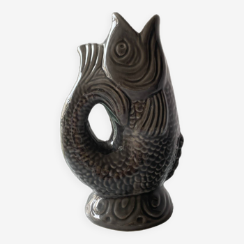 Vase ou pichet poisson en céramique