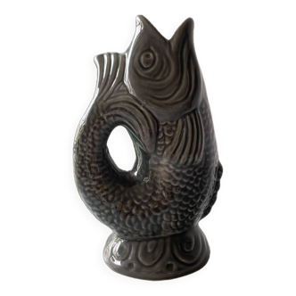 Ceramic fish vase or pitcher
