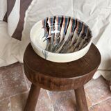 Painted terracotta bowl